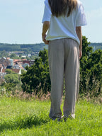 Striped pants - Brun