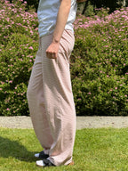 Striped pants - Pink