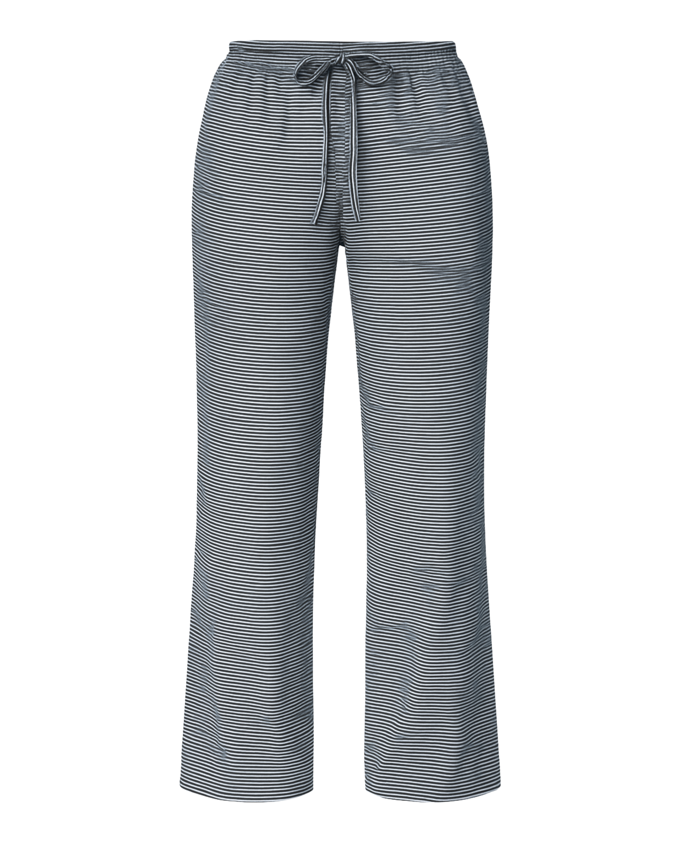 STRIPED PANTS - SORT