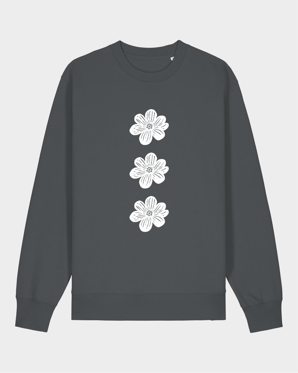 BLOMSTEN SWEATER - ANTHRACITE