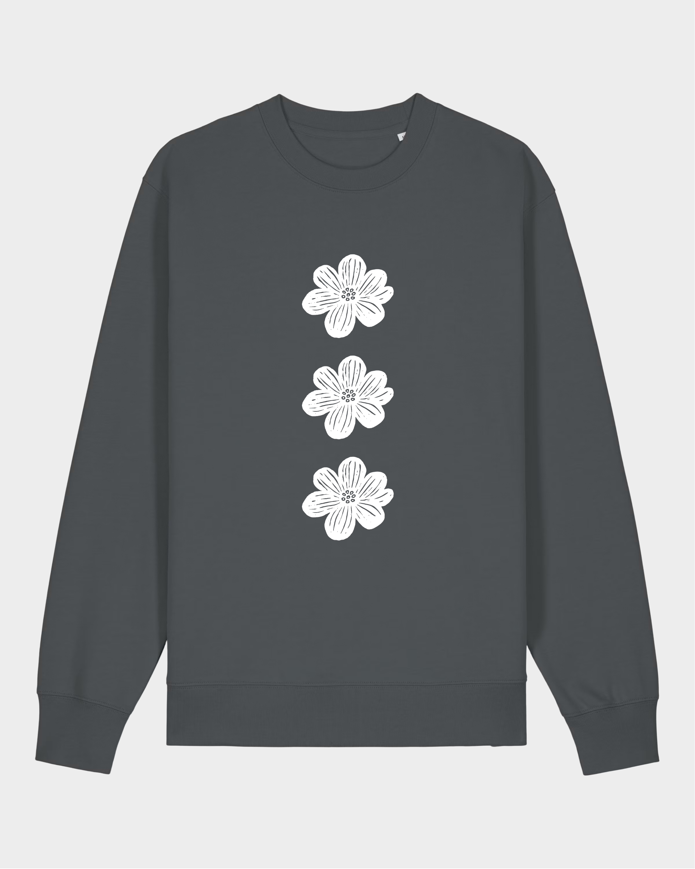 BLOMSTEN SWEATER - ANTHRACITE