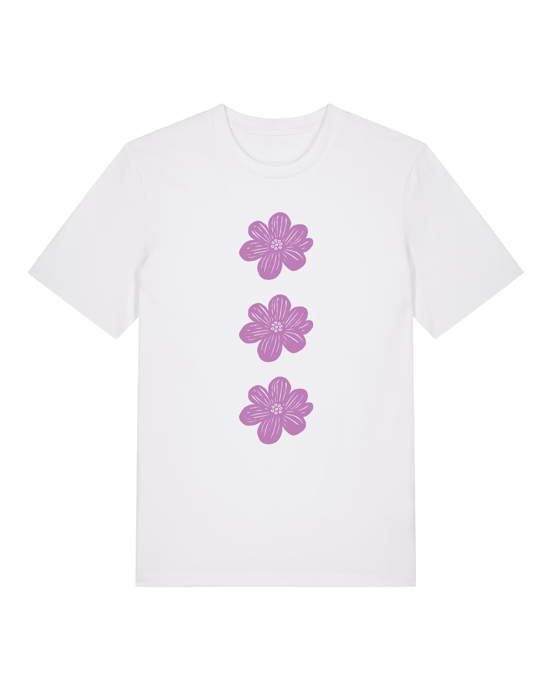 BLOMSTEN TEE - HVID