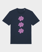 BLOMSTEN TEE - NAVY BLUE
