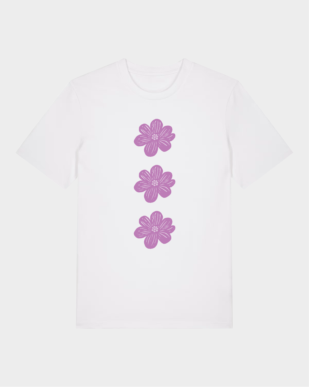 BLOMSTEN TEE - HVID